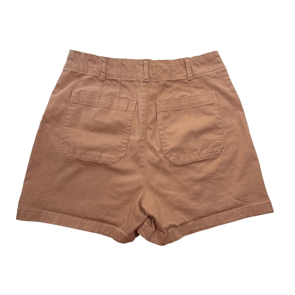 Bagatelle Collection Cotton Twill Utility Shorts Women Peach Pink Size 12